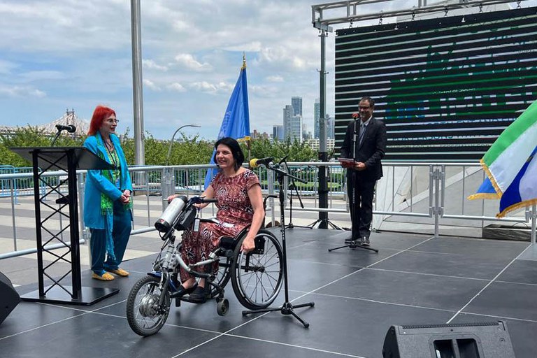 Em evento paralelo à COSP17, Feminella defende mais acessibilidade cultural e protagonismo para pessoas com deficiência