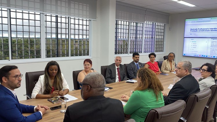 Bruno Renato participou de encontros com servidores da UFT, atores do sistema de justiça e da sociedade civil (Foto: Ascom/UFT) 