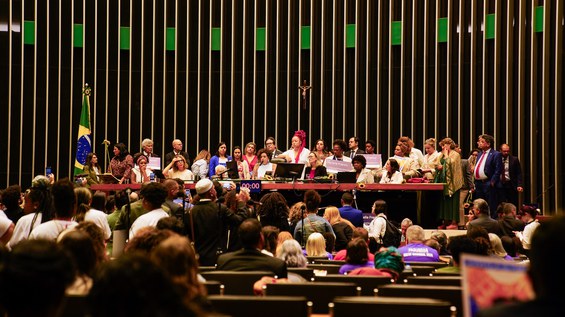 Sessão solene de homenagem a Marielle Franco e Anderson Gomes foi solicitada pela deputada Talíria Petrone (PSOL-RJ) (Foto: Stéff Magalhães - Ascom/MDHC)