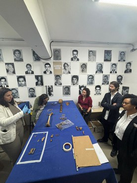 Visita ao Centro de Antropologia e Arqueologia Forense na Unifesp 