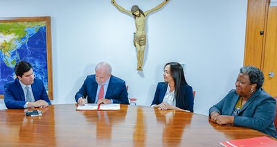 Lei foi sancionada pelo presidente Lula (Foto: Ricardo Stuckert - PR)