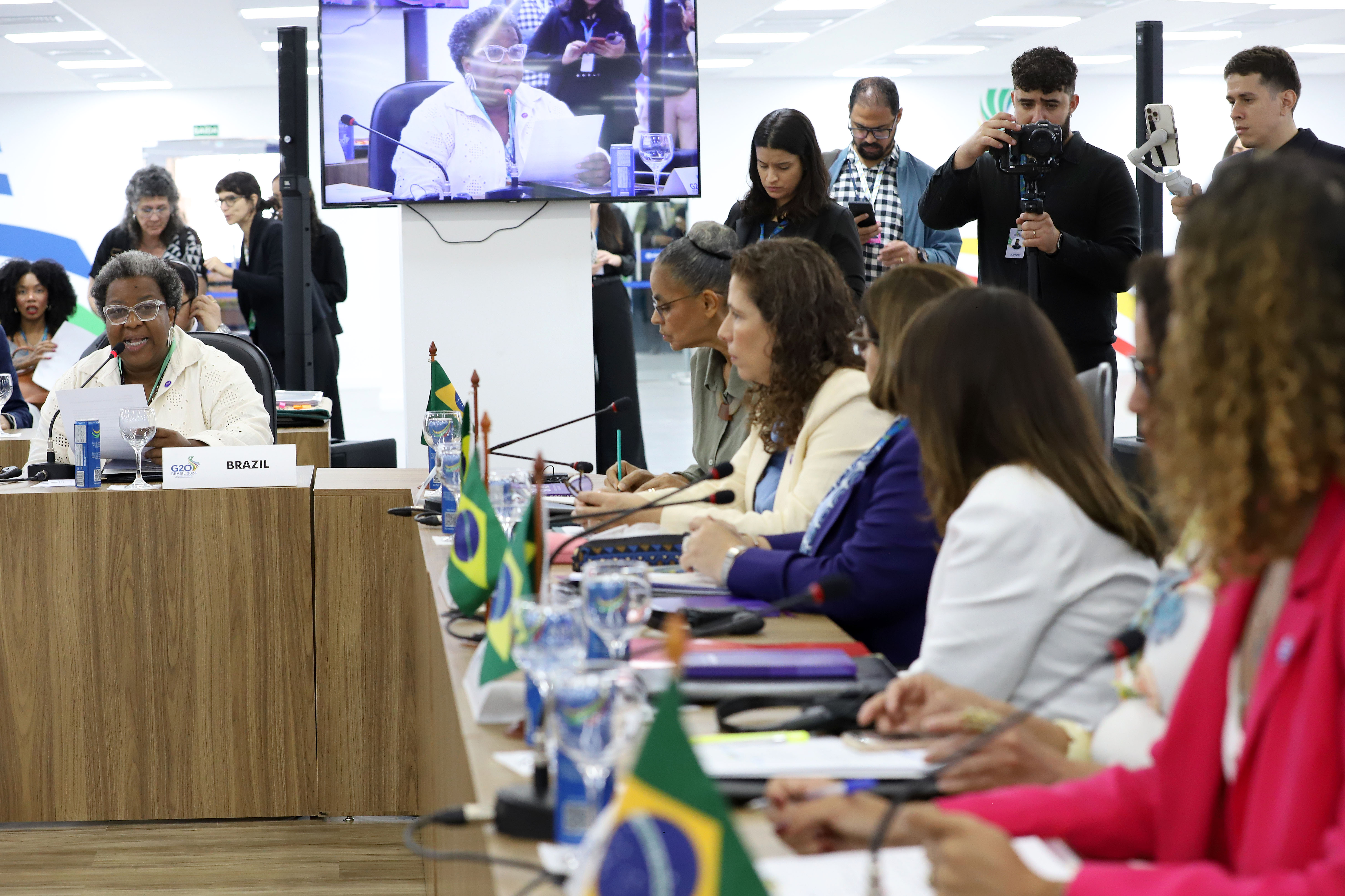 Colegiado reuniu, pela primeira vez, todas as ministras do Governo Federal e a primeira-dama Janja da Silva, encerrando as atividades oficiais do GT sob coordenação brasileira