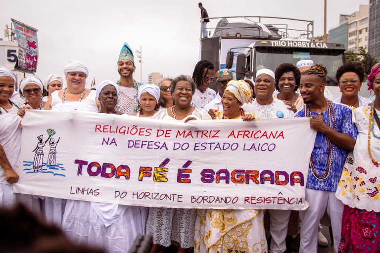 Em ato público no RJ, ministra Macaé Evaristo reforça compromisso com Estado laico