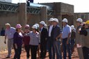 Visita às obras da casa da mulher brasileira