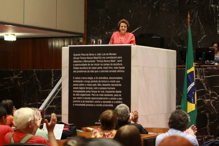 Ministra Eleonora ressaltou importância de resgatar a verdade dos anos de ditadura. Foto: Raquel Lasalvia/SPM