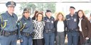 Ministra Eleonora Menicucci com equipe da Patrulha Maria da Penha