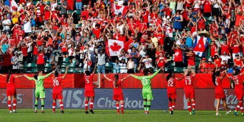 Copa do Mundo de Futebol Feminino em Edmonton, no Canadá