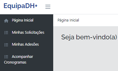 Painel de Navegação de Adesões