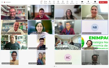 Apresentação dos Eixos 1 e 2 da Enimpacto às equipes estaduais 