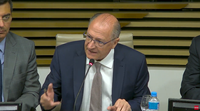 O vice-presidente e ministro, Geraldo Alckmin, defende reforma tributária e programa de competitividade voltado para a indústria