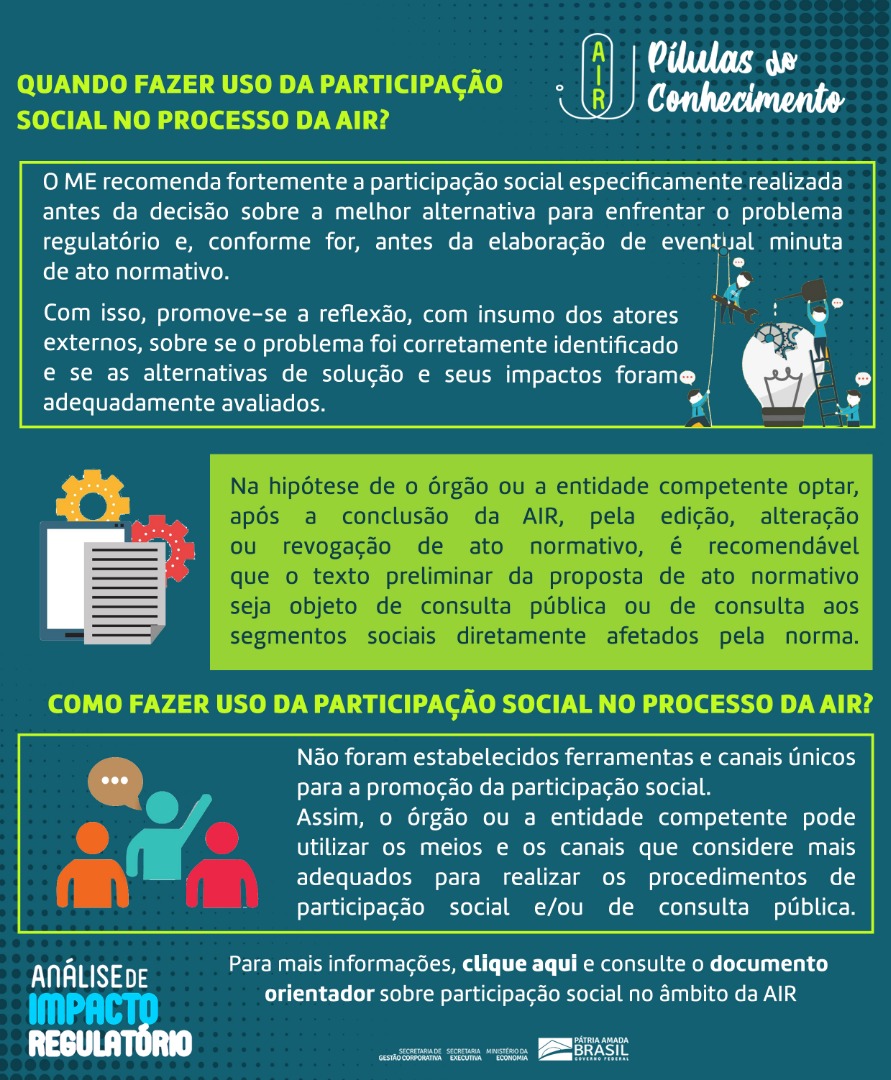 Quando fazer uso da participação social?