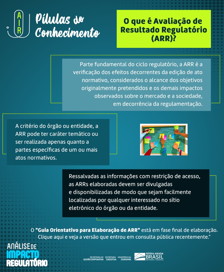 O que é Avaliação de Resultado Regulatório (ARR)?