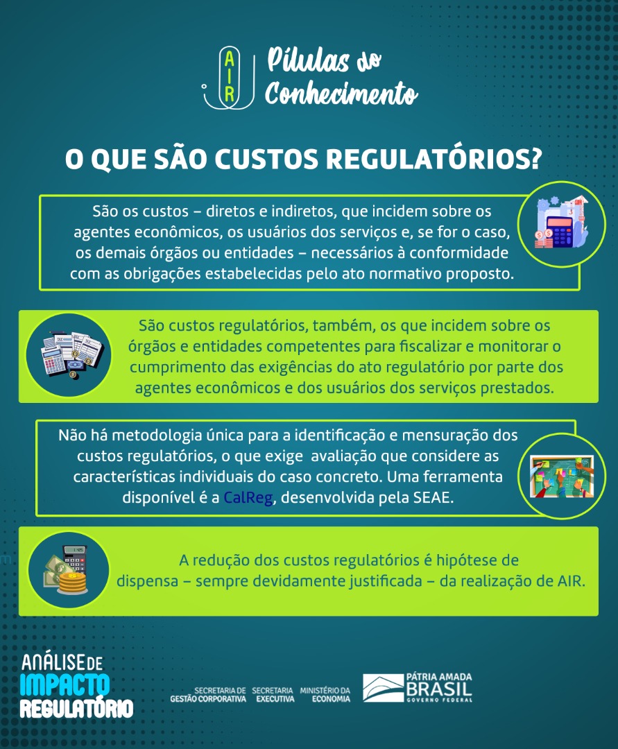 O que são custos regulatórios?