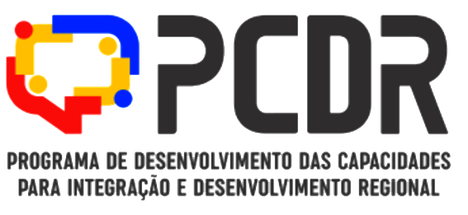 Logo do programa PCDR – Programa de Desenvolvimento de Capacidades para Integração e Desenvolvimento Regional