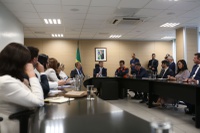 MDR se reúne com parlamentares catarinenses para debater ações em favor de cidades atingidas pelas fortes chuvas