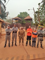 Missão humanitária brasileira de combate a incêndios na faixa de fronteira com a Bolívia