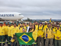 Missão humanitária brasileira embarca para o Canadá para combater incêndios florestais