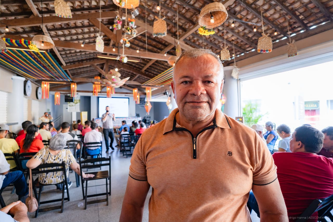 Para o lavrador e produtor rural José Reinaldo dos Santos, a criação da Rota da Avicultura Caipira vai ajudar inúmeras famílias nordestinas. (Foto: Rodrigo Hanna)