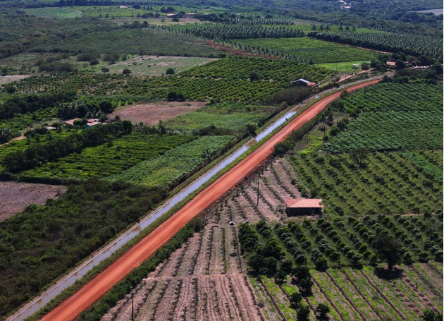 canais de irrigação antigos