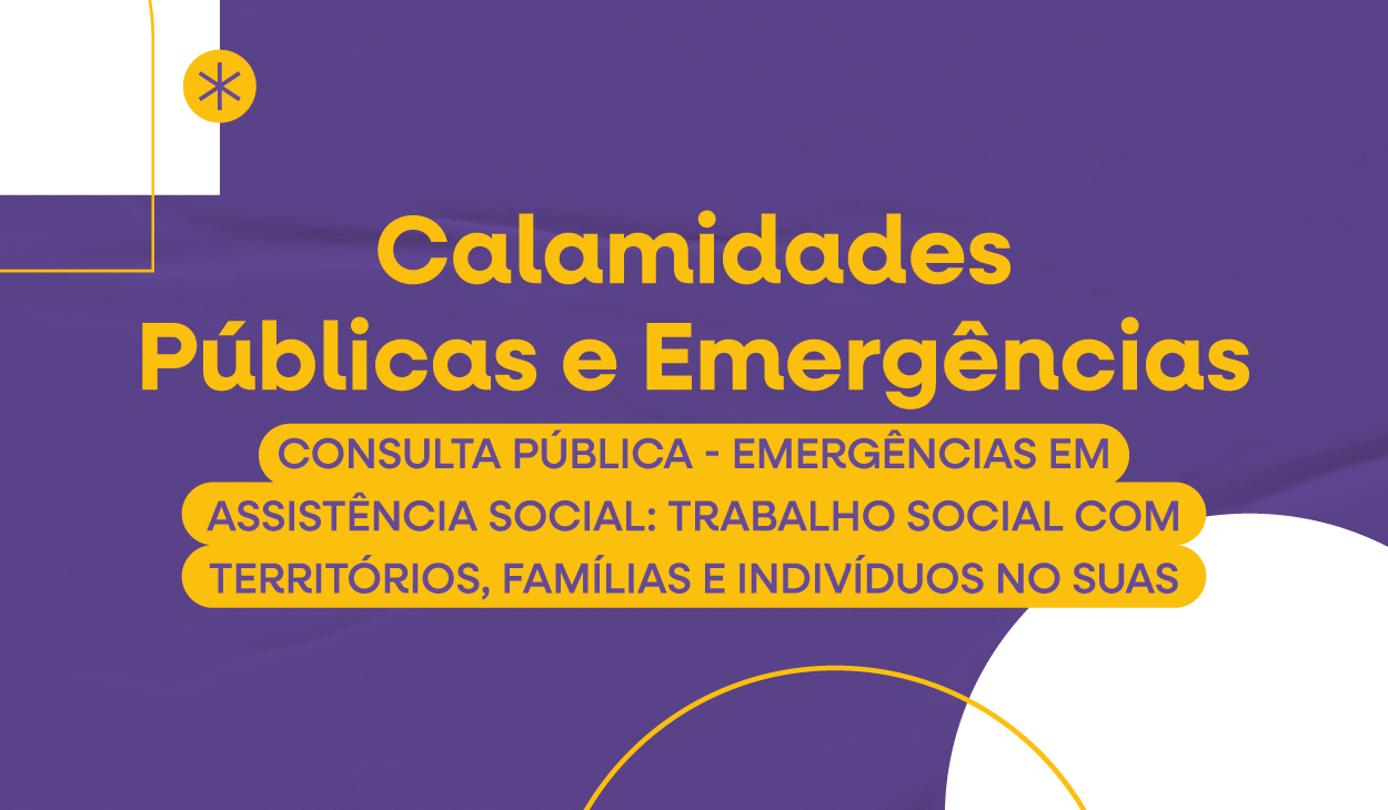 Banner Situação de Calamidade Publica e Emergência