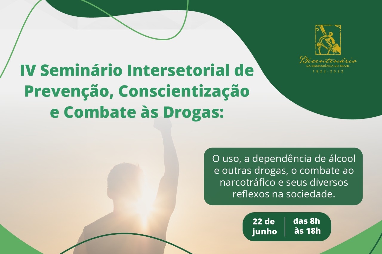 Ministério da Cidadania promove seminário de prevenção e conscientização  durante Semana Nacional de Políticas sobre Drogas — Ministério do  Desenvolvimento e Assistência Social, Família e Combate à Fome