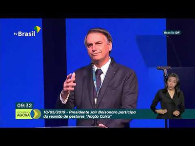 Presidente Jair Bolsonaro discursa