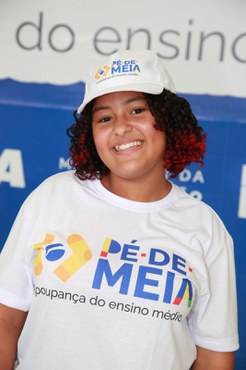 Karyne Vitória, participante do Pé-de-Meia