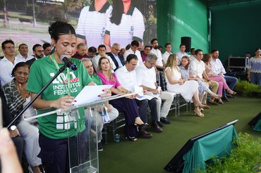 Joice Helen Miranda, aluna do Instituto Federal do Ceará (IFCE)