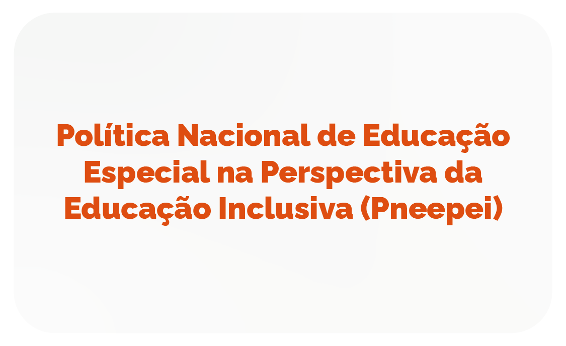 Baner política Nacional de educação Especial