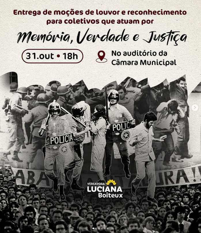 Memórias Reveladas recebe homenagem da Câmara de Vereadores do Rio de Janeiro