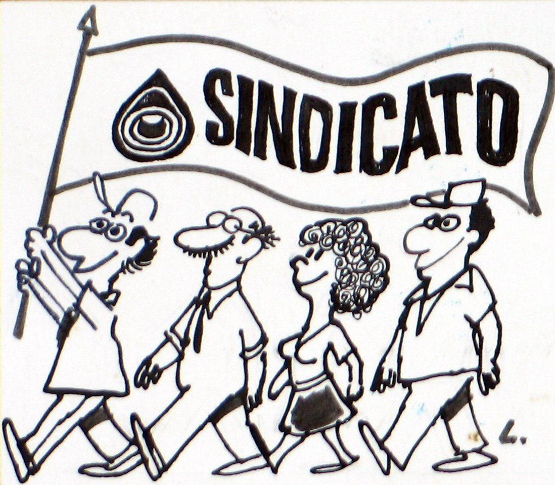 Charge de Laerte "Sindicato"