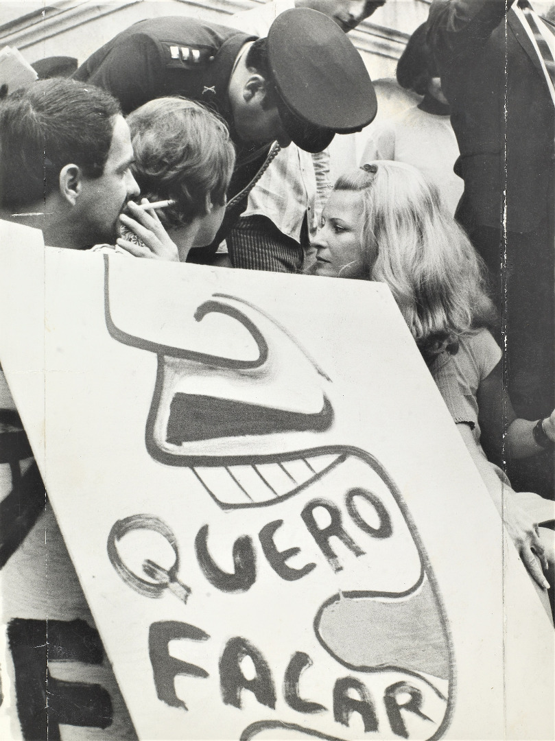 Em março de 1968, artistas protestam contra a censura no Centro do Rio de Janeiro