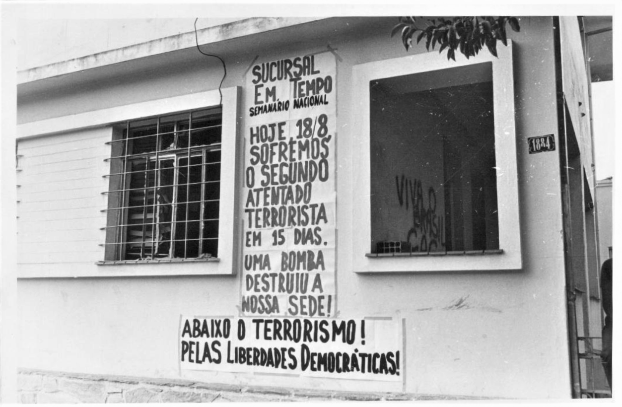 Jornal Em Tempo é vítima de atentado à bomba de grupos terroristas