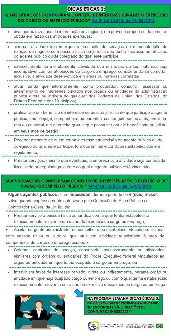 2º CARD - Quais situações configuram conflito de interesses durante o exercício do cargo ou emprego público..jpg