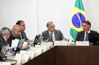 André Mendonça se reúne com presidente Bolsonaro e Colégio Nacional de Secretários de Segurança Pública