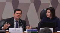 Em audiência no Senado, Moro ressalta cumprimento da lei na Lava Jato