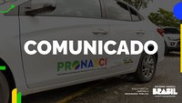 Comunicado sobre a fase de classificação e de matrícula no Bolsa-Formação do Pronasci