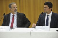 Ministro Jungmann apresenta informações sobre o trabalho do ministério a Sérgio Moro