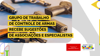 Grupo de Trabalho de controle de armas recebe sugestões de associações e especialistas