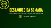 Início dos testes em drogômetros marca semana do Ministério da Justiça e Segurança Pública