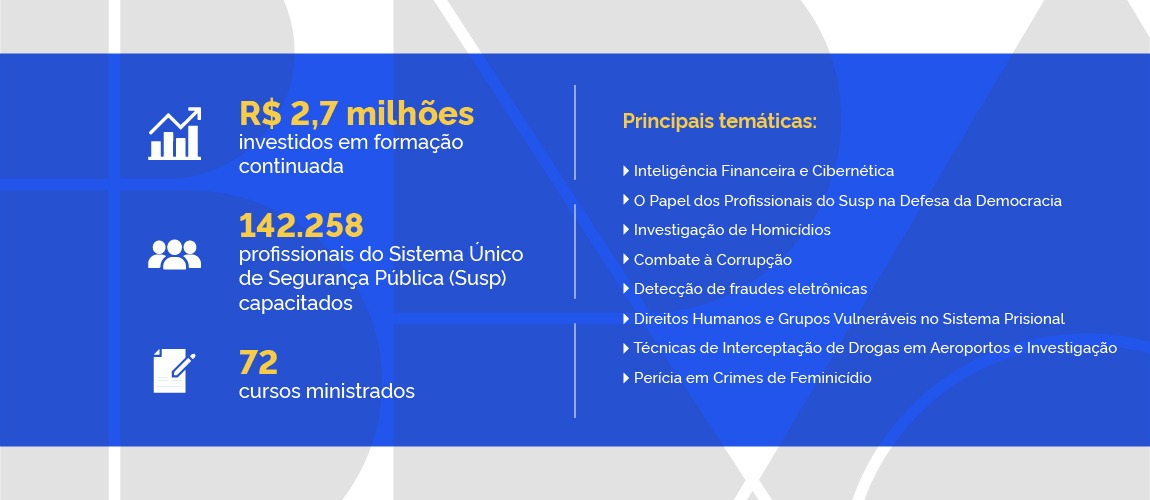 Capacitações dos profissionais do Susp