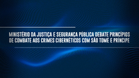 Ministério da Justiça e Segurança Pública debate princípios de combate aos crimes cibernéticos com São Tomé e Príncipe