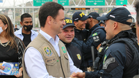 Ministro Anderson Torres acompanha abertura da Operação Égide, no Rio de Janeiro