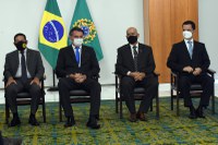 Ministro Anderson Torres reafirma compromisso de combater o crime organizado, em cerimônia de posse no Planalto