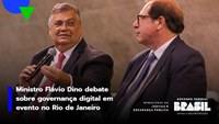 Ministro Flávio Dino debate sobre governança digital em evento no Rio de Janeiro