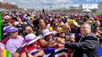 Ministro Flávio Dino participa da Marcha das Margaridas em Brasília