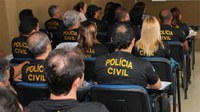 MJSP capacita 300 policiais civis em curso sobre homicídios e drogas