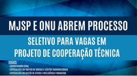 MJSP e ONU abrem processo seletivo para contratação de especialistas em projeto de cooperação técnica