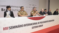 MJSP e polícia japonesa trabalham em parceria em policiamento comunitário 