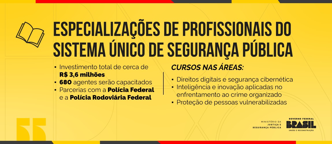 Especializações de profissionais do Susp